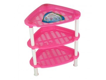 新款中號三角形廚房置物架 角落空間的收納藝術